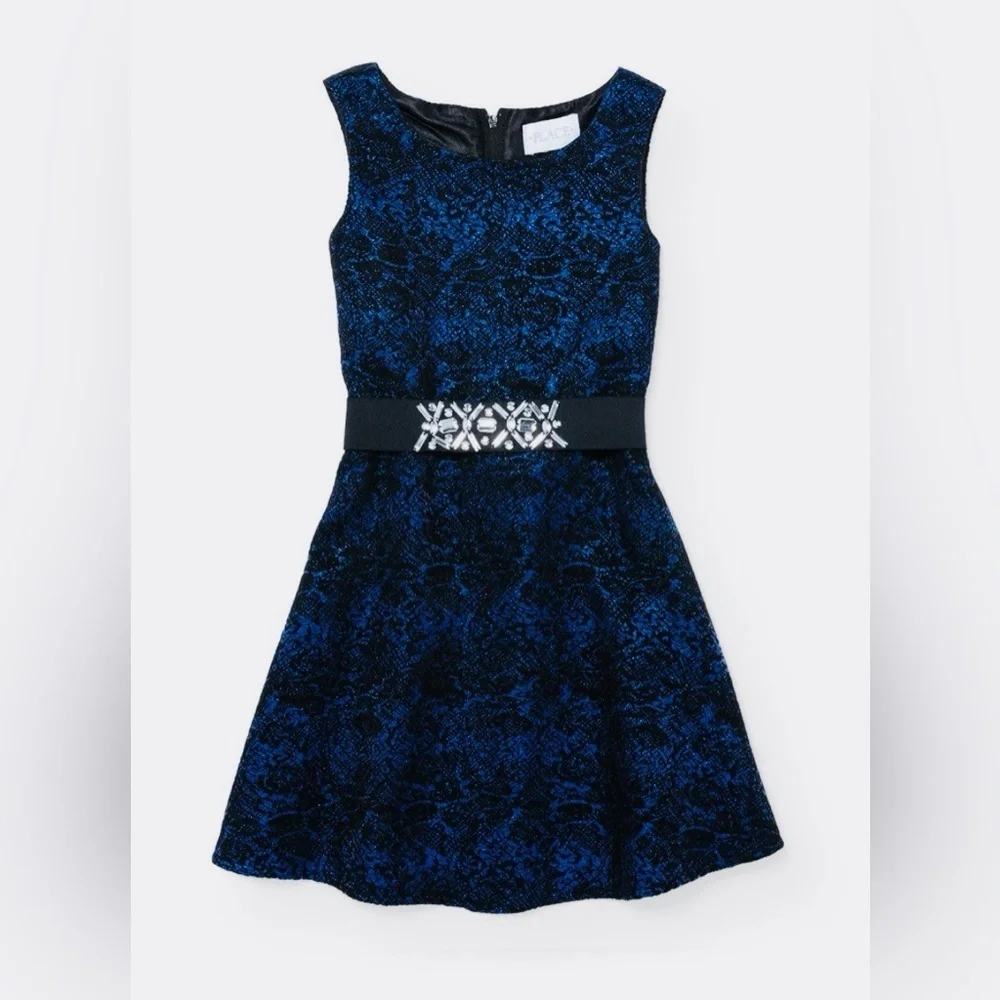 The Children's Place Blue Fit and Flare Cocktail Dress 👗